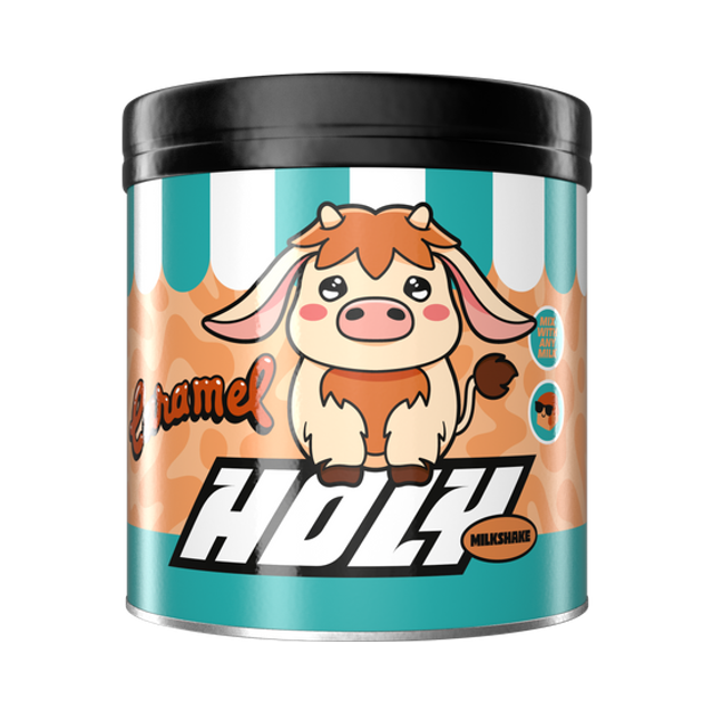 HOLY Milkshake Caramel, product tub