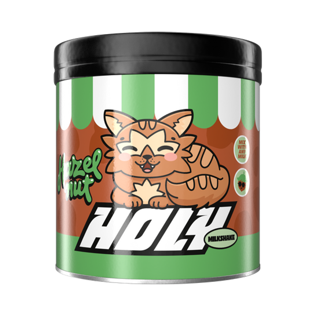 HOLY Milkshake Hazelnut, product tub