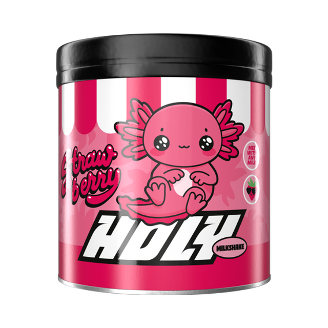 HOLY Milkshake Strawberry, product tub